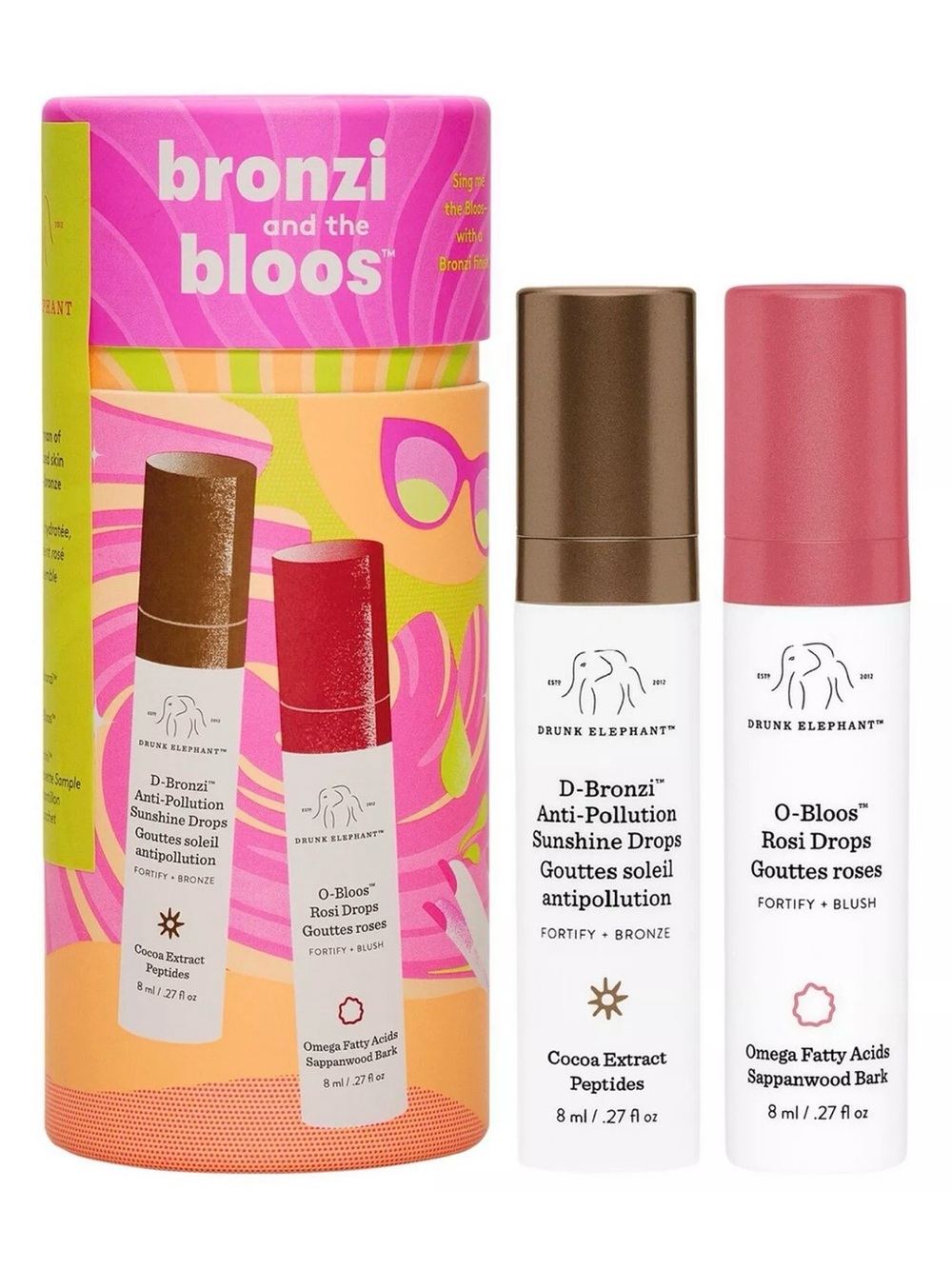 Drunk Elephant Bronzi And The Bloos Color Serum Duo